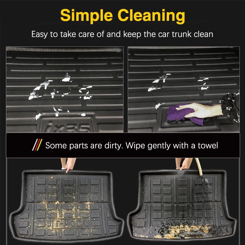 Car Trunk Mat For Ford Territory Accessories Equator Rear Trunk Mat Waterproof Protective Storage Pad Accessories