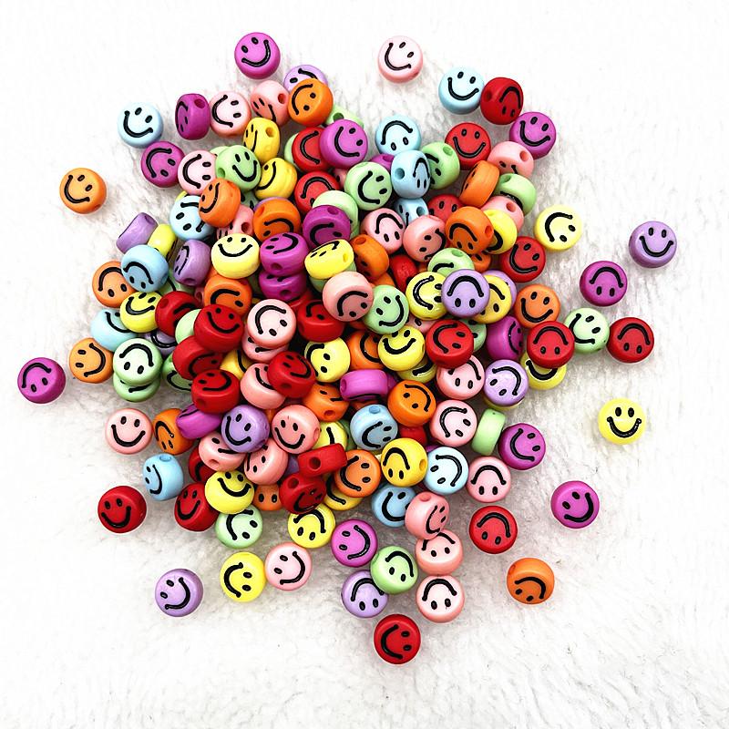100pcs 7x4mm 6x6mm Mixed Alphabet Letter Beads Charms Beads for Making Jewelry Diy Handmade Bracelets Accessories