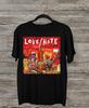 Love Hate band Black out in the red room album T-shirt Coton Noir S-5Xl