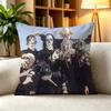 GGritty Vintage Slipknot Metal Band Horror  Square DoubleSided printed Pillow Case Bedroom Bedside Pillow Sofa Cushion Cover