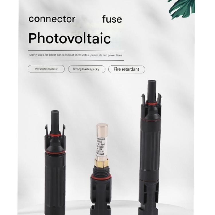 Waterproof Fuses Connector High Current Capacity Not Corrosion Terminals Hassle Easy Assembly for Solar Installations