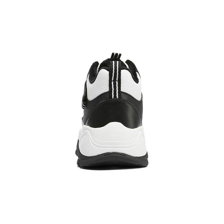 Skechers Kozmiks Mid top Kids Lifestyle Shoes Black White Teenagers 302527L-WBK