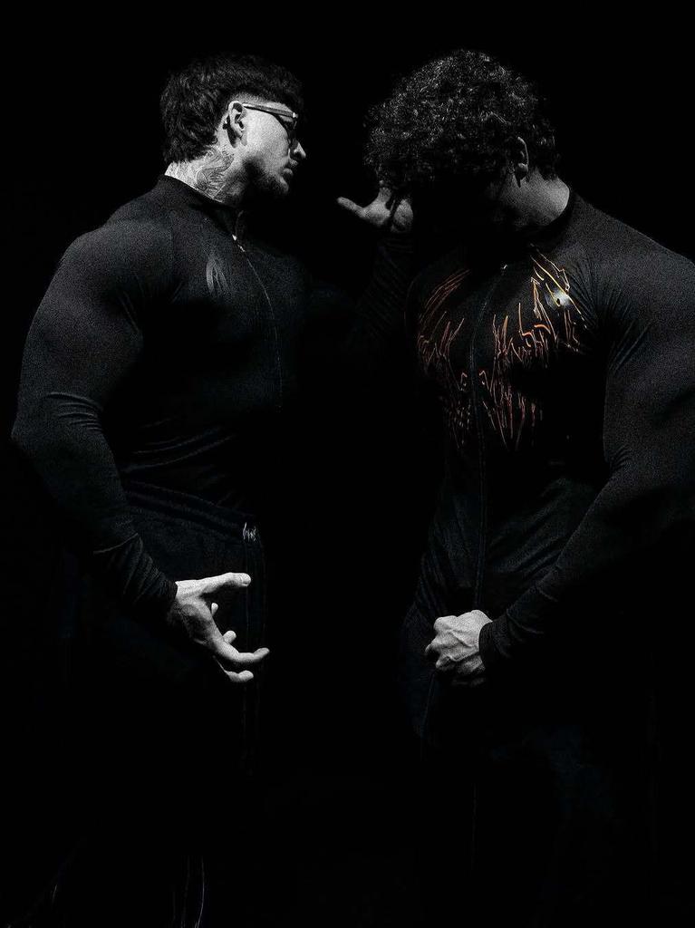 Breathedivinity 2025 Men's Quick-Dry Compression Tights & Zipper Training Jacket