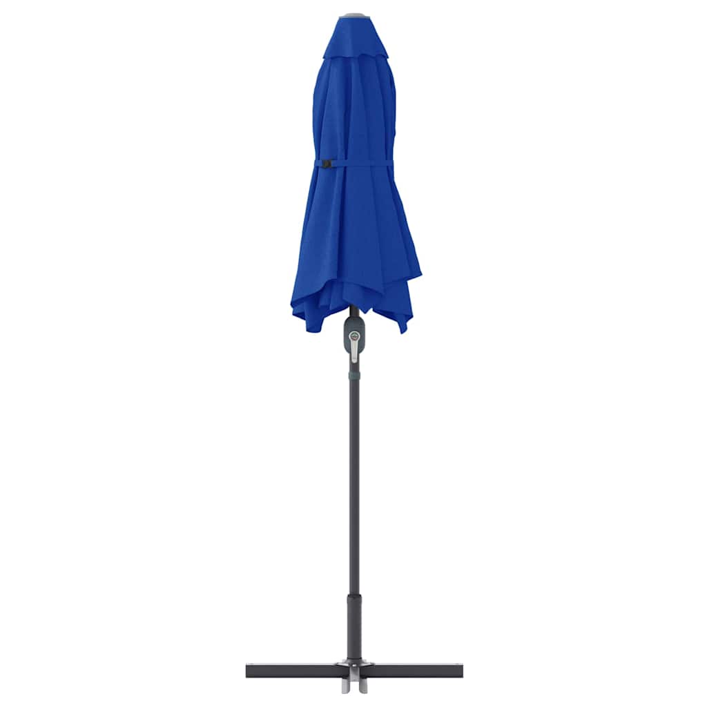 Garden Sun Umbrella Azure Blue 370 x 197 x 239 cm