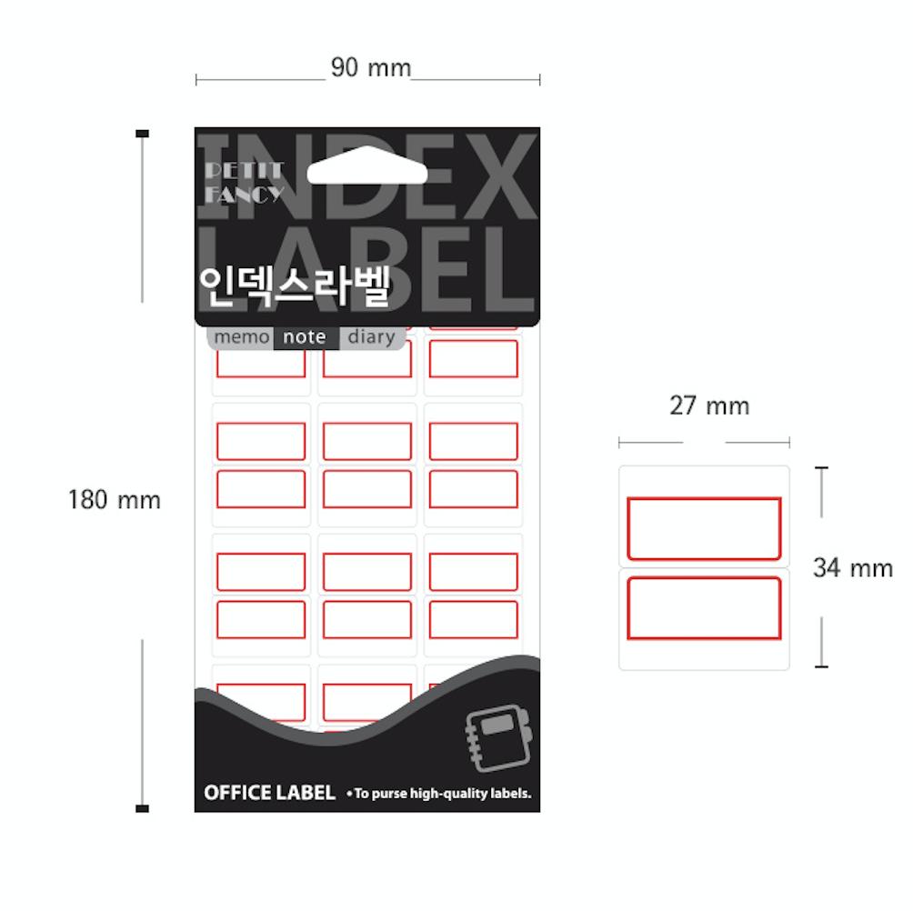 Petit Fancy Etikettenaufkleber (je 10 Stück) Indexetiketten / Kategorieetiketten / Büroetiketten / Anhängeraufkleber / Markierungswerkzeuge / Anhänger für Index - 48 Optionen
