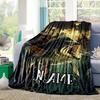 Fish Underwater Customize Your Name Blanket Used For Chair Office Sofa Bed Camping Soft And Warm Giving Friends And Relatives Birthday Graduation Gift