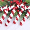 Decorative Accessories Candy Canes Ornament Durable Plastic Christmas Tree Decorations For Holiday Homes Party