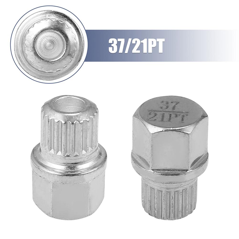 37/21PT Hollow Car Anti Theft Wheel Lock Lug Nut Screw Removal Key For BMW Replacement Auto Accessories