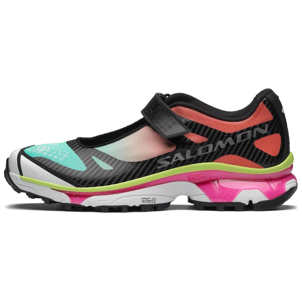 MM6 Maison Margiela X Salomon XT-Mary Jane Comfortable Flat Mary Jane Shoes Women Shoes Sound-Green Fresh-Pink 476825
