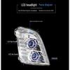 Liuzhou Chenglong H7H5 New M3 Super Bright Dual Lens LED Headlight Assembly for Car