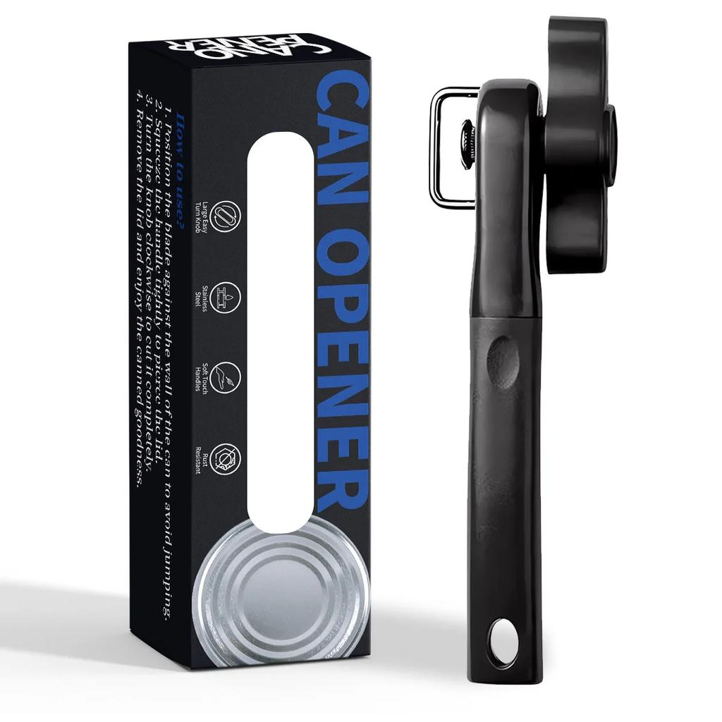 Manual Safety Can Opener Stainless Steel Can Opener Household Single-sided Multifunctional Can Opener