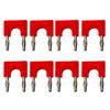 8pcs 4mm Banana Plug Electrical Connector Short-circuit Plug Terminal Couple Adapter J.20004