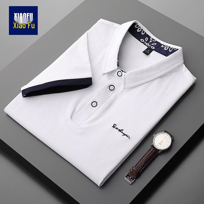 

Мужская хлопковая рубашка-поло в стиле business casual M