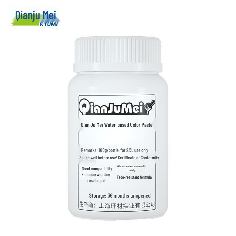 Qianjumei Water-based Paint Colorant for Wood Finishes 100ML прозрачный черный