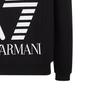Emporio Armani Ss22 Letter And Number Print Hooded Casual Long Sleeve Sweatshirt Men sweatshirt Black 6LPM57PJHDZ-1200