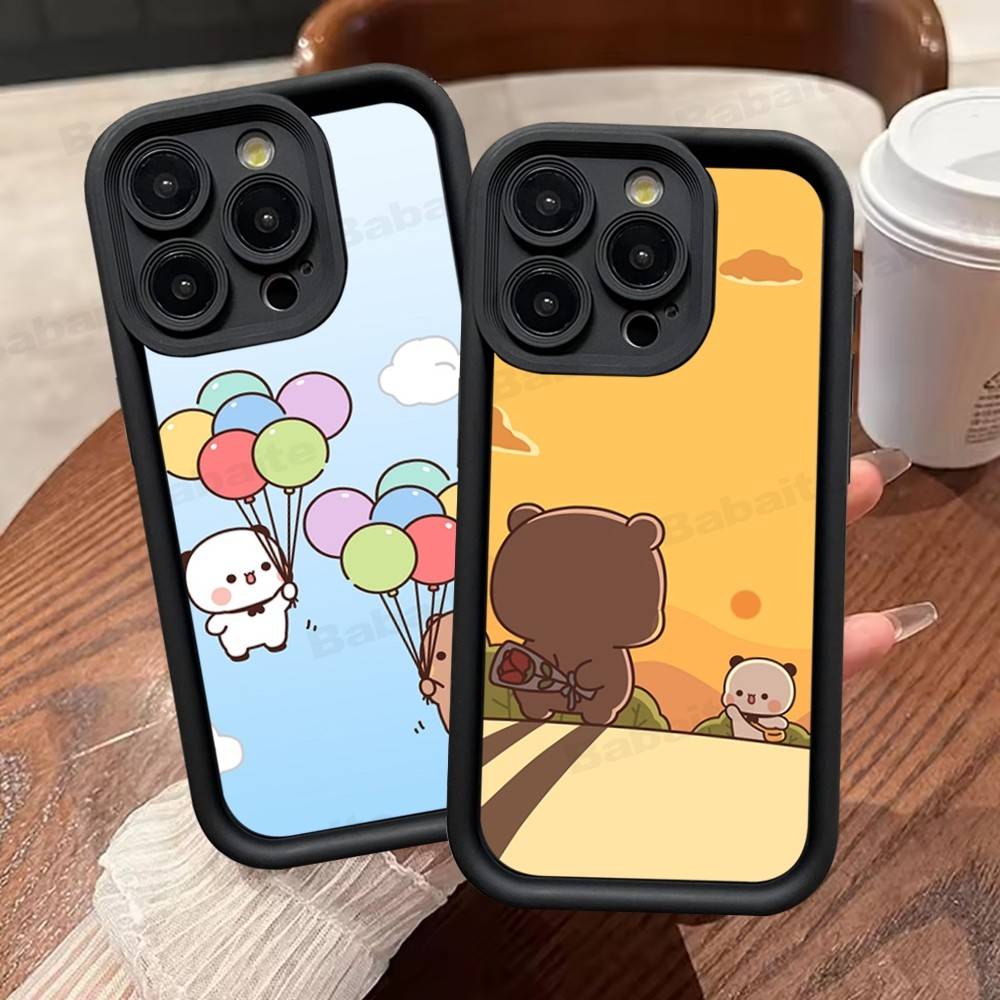 Cute Bubu Dudu Cartoon Phone Case For IPhone 17 16 15 14 13 12 11 Air Plus Pro Max Soft Back Cover