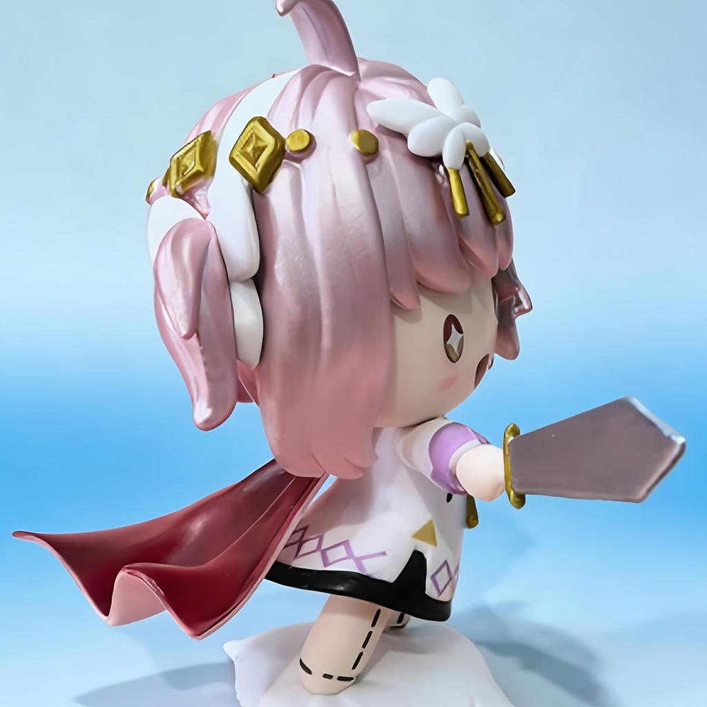 Aemeath Cosplay Game Wuthering Waves Cute Chibi-Style Figurines Desk Ornaments Statue Role Play Props Accessories Unisex