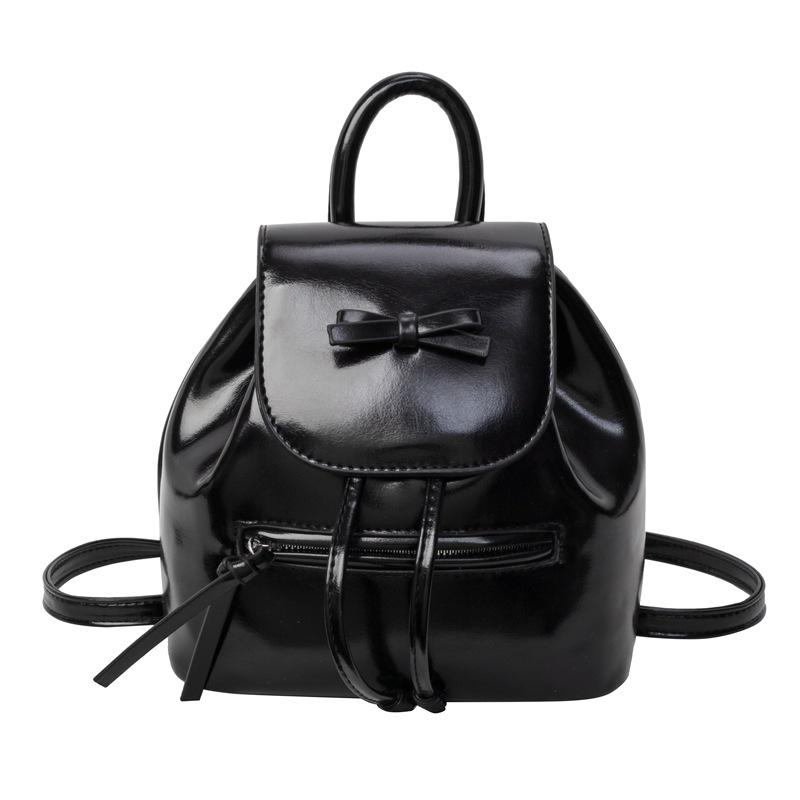 

Женский рюкзак 2025 Новый дизайн Нишевая цепочка Портативная сумка-ведро Маленький легкий дорожный рюкзак чёрный