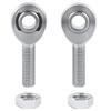 GaiRen 1/2" Heim Joint Rod End Kit 5" Chromoly Joint Pan Hard Kit for