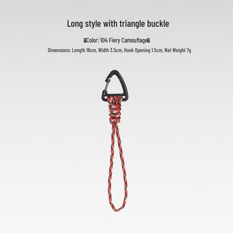 

Paracord Key Lanyard with Triangular Hook
