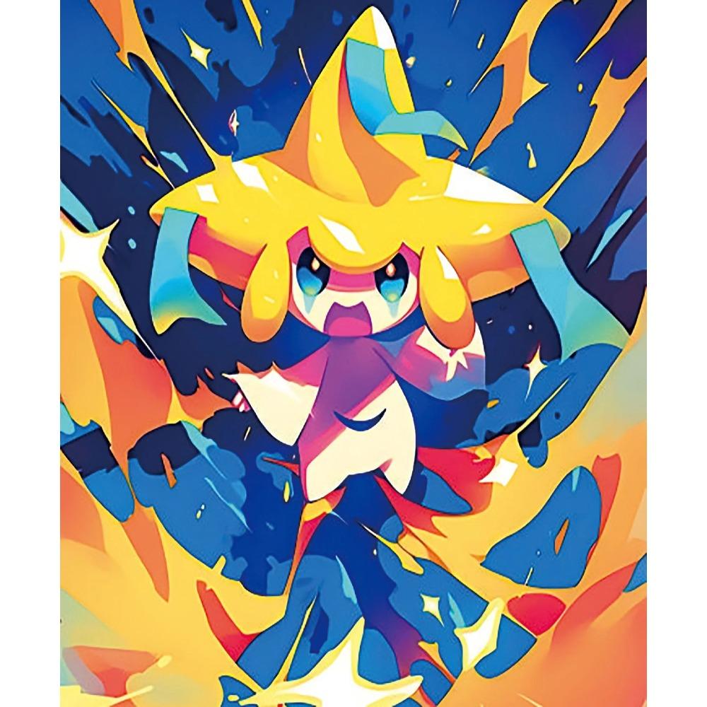 Pokemon Home Decoration Canvas Painting HD Anime Colorful Poster Figure Squirtle Gengar Pikachu Charmander Wall Art Picture Gift