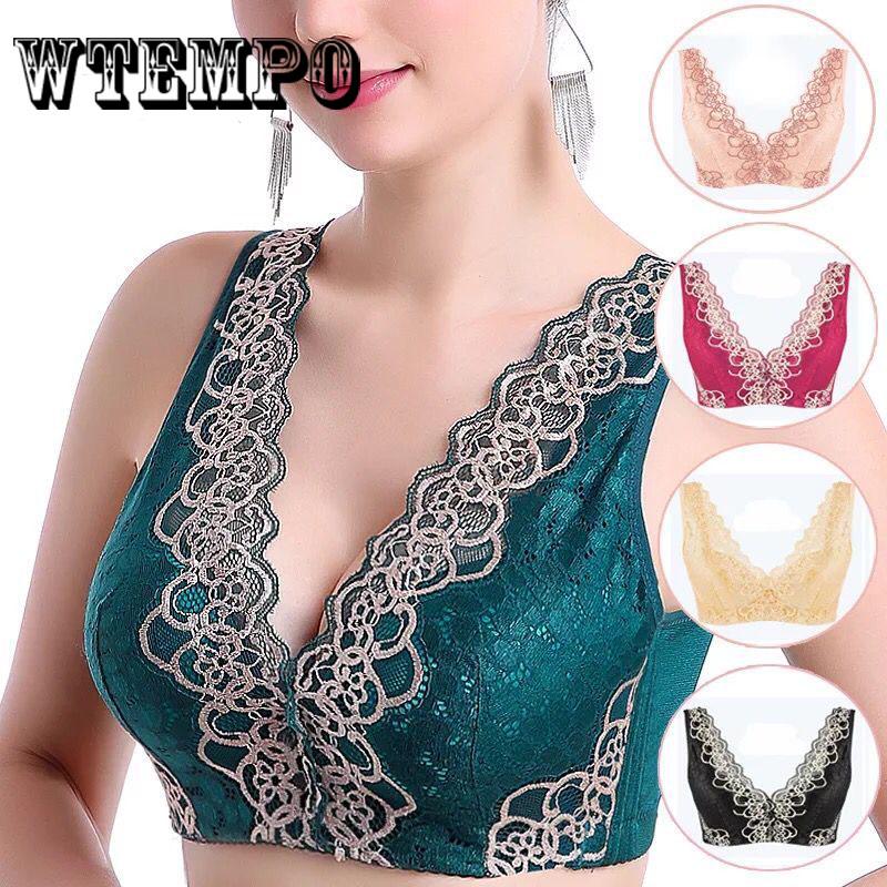 FallSweet Women Bras Push Up Lace Bra Sexy Plus Size Brassiere Comfort Underwear Female