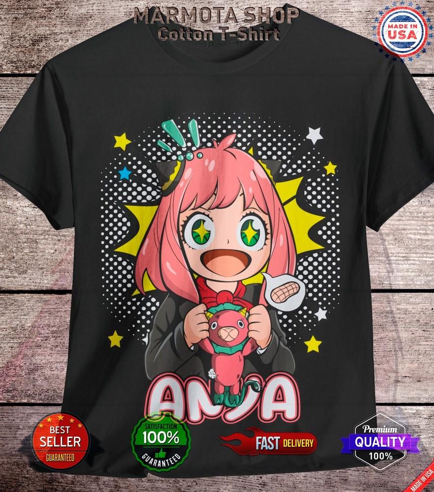 

Spy X Family T-Shirt Anya Forger Yor Loid Anime Japanese Tee Shirt Manga Kawaii 3XL