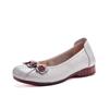 Soft-soled leather spring and autumn new leather shoes comfortable flat-soled women's shoes retro non-slip medium single shoes