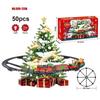 Cross-Border Christmas Electric Train Set with Lights & Music