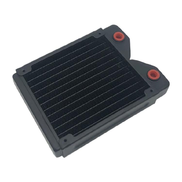 

Copper Radiator Water Cooling Radiator 18 Tubes Heat Exchanger CPU Heatsink Cooler Fast Heat Dissipation for PC Computer