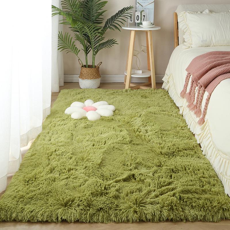 Plush Long Hair Bedside & Living Room Carpet