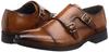 San-A Plus 2755 Men's Double Monk Business Shoes with Air Circulation Sole, Camel, Size 25.5cm