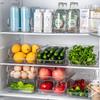 Refrigerator Storage Box, Food-grade Fresh-keeping Box, Household Kitchen Fruit Storage Transparent Storage Box