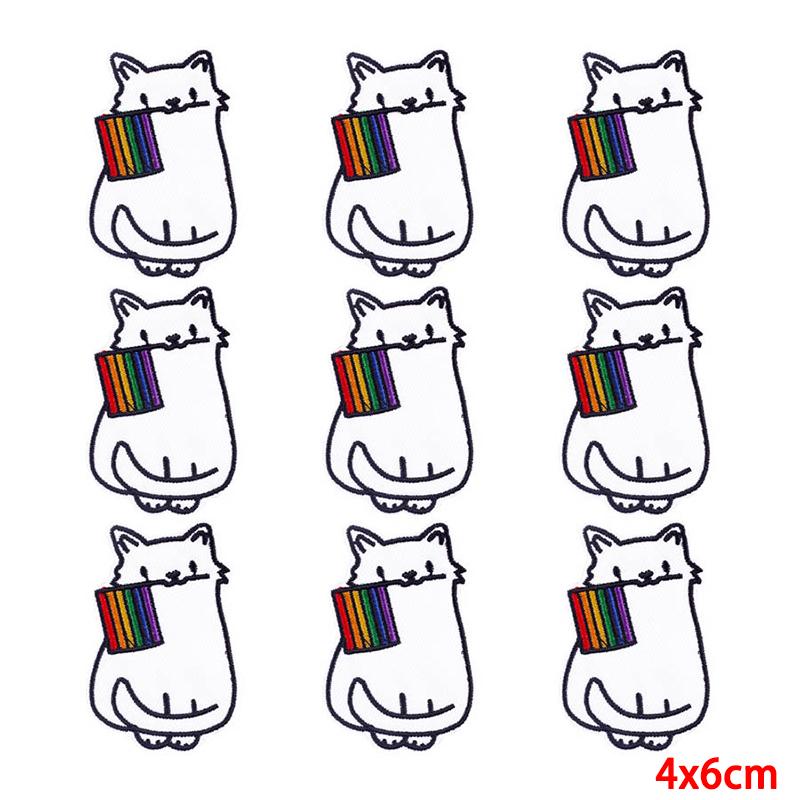 10 teile/los Großhandel Stickerei Patch Eisen Auf Patches Für Kleidung Patches Auf Kleidung Jacken Dekor Applikation Nähen Liefert