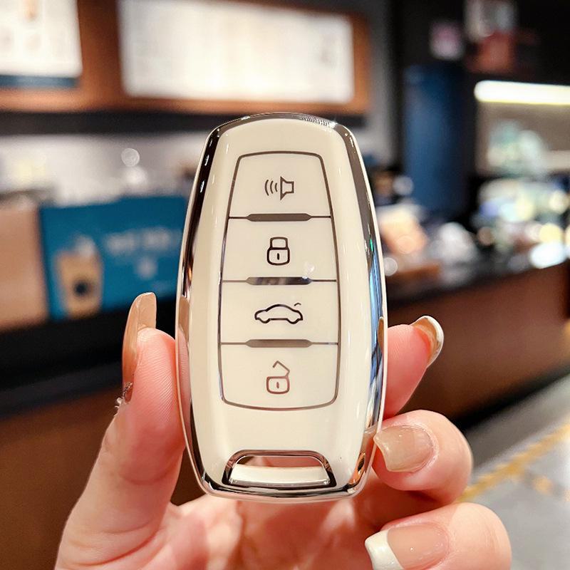 Haval H6Coupe Sports Version Key Cover for Haval M6, H2, F5, H4 - Special Car Key Bag Shell with Buckle