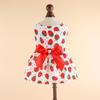 Gänseblümchen Muster Sommer Hund Prinzessin Kleid Schleife Spitze Hundekleid für Frühling Welpe Pudel Chihuahua etc.