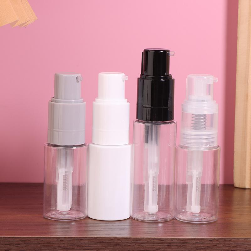 Nachfüllbare Zerstäuberflaschen Reise Transparent Puder Sprühflasche Babypuder Spender Abnehmbar Reisegebrauch Klares Plastik