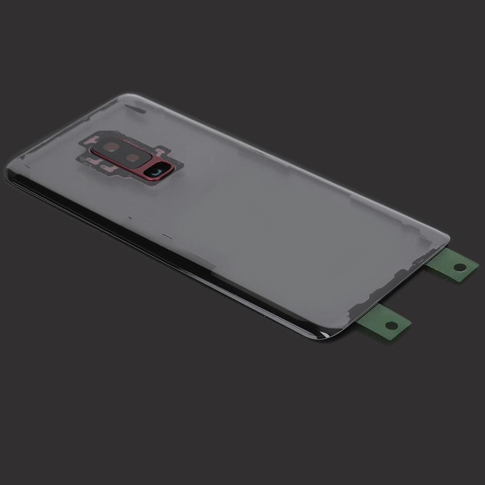Phone Back Case For Samsung Galaxy S9 plus G695 Model Transparent Phone Battery Cover(Red)