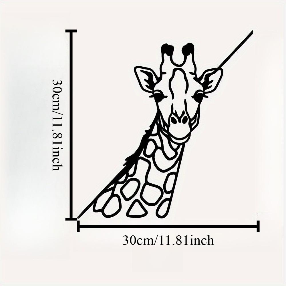 

Metal Giraffe Decor for Living Room, Kitchen, Bedroom, Garage, Garden, Outdoor 12in