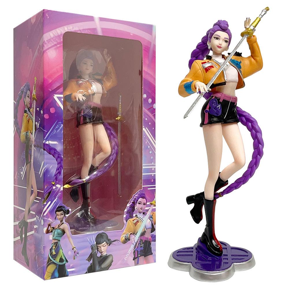 Movie Peripherals K-Pop Witch Hunters, Rumi, Mira, Zoe, Chassis Model Ornaments, Boxed Figures