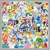 100 Magical Pokemon Stickers for DIY - Cartoon Pet Elf Design for Phone & Computer