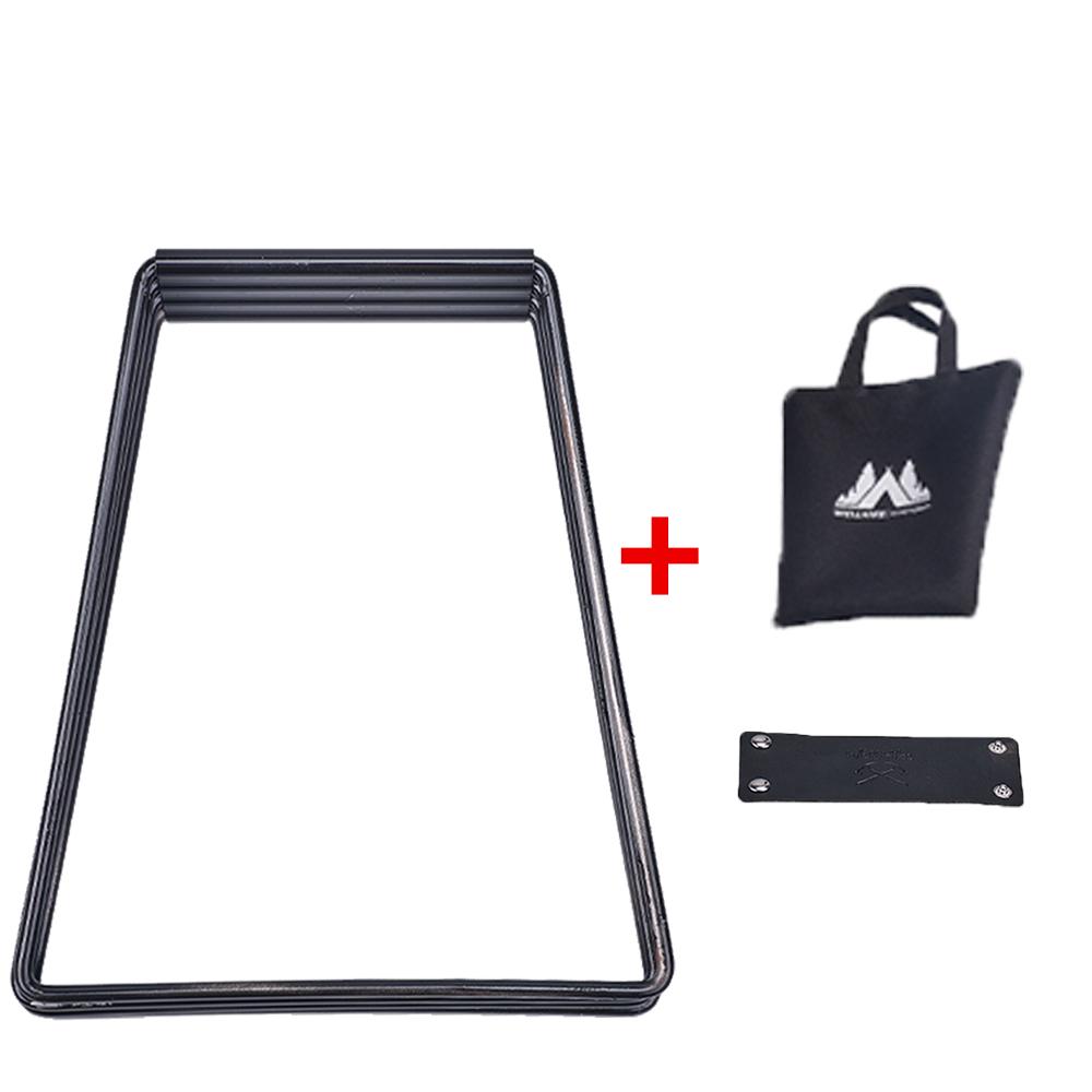 Aluminum Alloy Box Stand Outdoor Organizer Box Upgrade Folding Stand Steel Storage Box Bracket Camping Storage Boxes Shelves