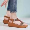 2026 Women'S Sandals Bohemia Summer Vintage Beach Beaded Ankle Strappy Sandal Athletic Hiking Shoes Outdoor Walking Shoe Hot