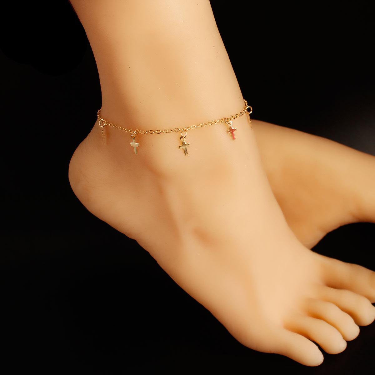 

European & American Fashion Anklets: New Style Women s Foot Ornament срібний