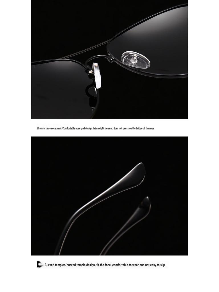 Men's Photochromic Polarized Sunglasses for Outdoor Driving & Fishing - Model 5056