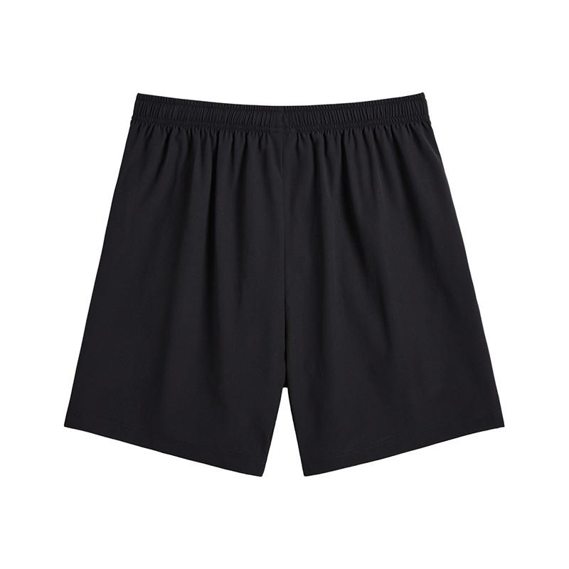 Li-Ning Round Neck Simple Versatile Short Sleeve Loose Comfortable Sports Suit Men Sportswear Black W663-1+V157-1