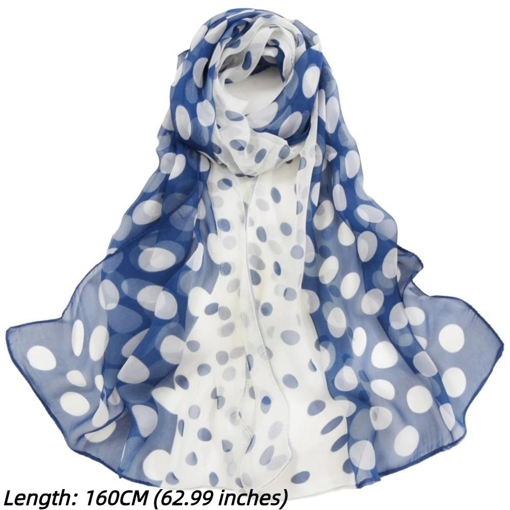 Sunscreen Shawls Wraps Scarves for Women Summer Head Wraps Polka Dot Scarf Air Conditioner Shawl
