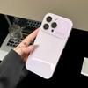 Summer Candy Color Large Window Glass iPhone 17 Pro Max Case for Women - Fits Apple 15 & 14, Minimalist Design for iPhone 13