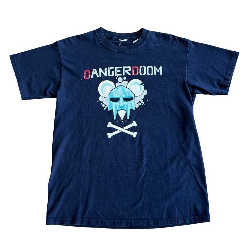 Gildan Shirts MF Doom Danger Doom Navy Unisex Concert S-5XL Reprint AR448 Unisex T-Shirt L