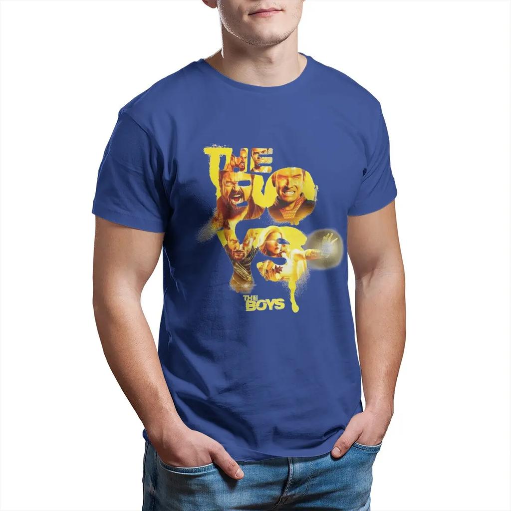 The Boys Tshirts Mens TV Show Starlight Women T-Shirts Homelander Funny T Shirt Cotton Fashion  Designer Male Clothes Tops Tees
